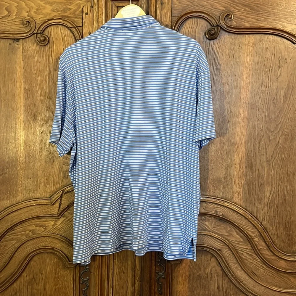 Polo Ralph Lauren Pima Soft Touch Polo Shirt Men's Blue Stripe